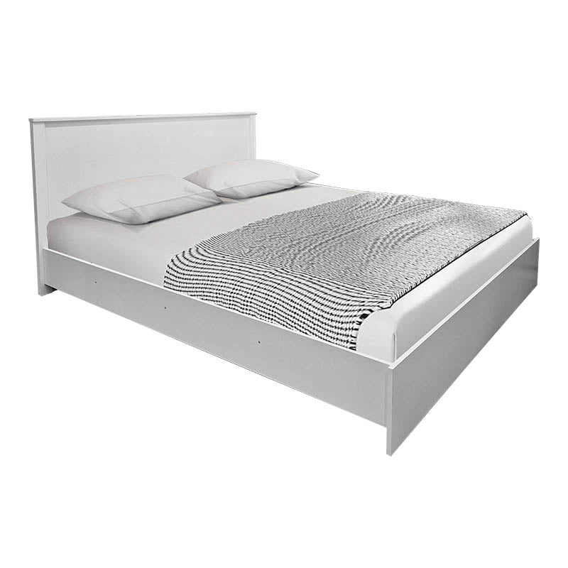 Athos White Bedroom Set with Bed 160x200cm Set of 3pcs