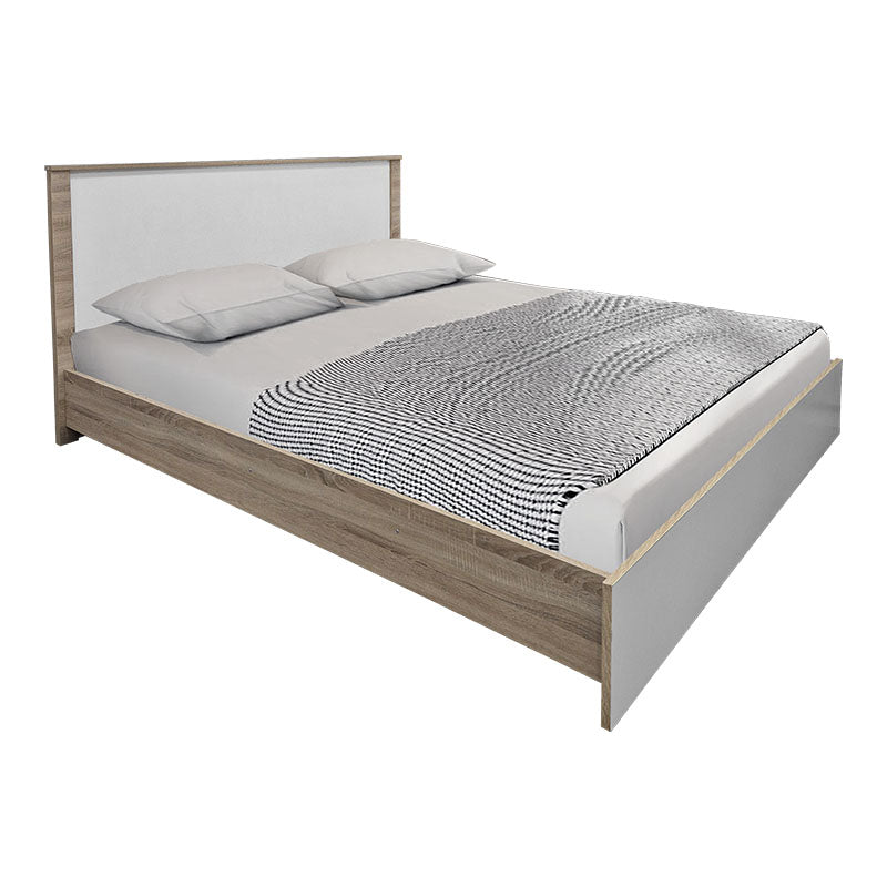 Athos Sonoma White Bedroom Set with Bed 160x200cm Set of 4pcs