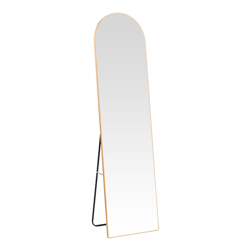 Plaza aluminum mirror in gold shade 50x28x160cm