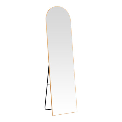 Plaza aluminum mirror in gold shade 50x28x160cm