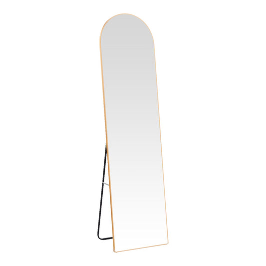 Plaza aluminum mirror in gold shade 50x28x160cm