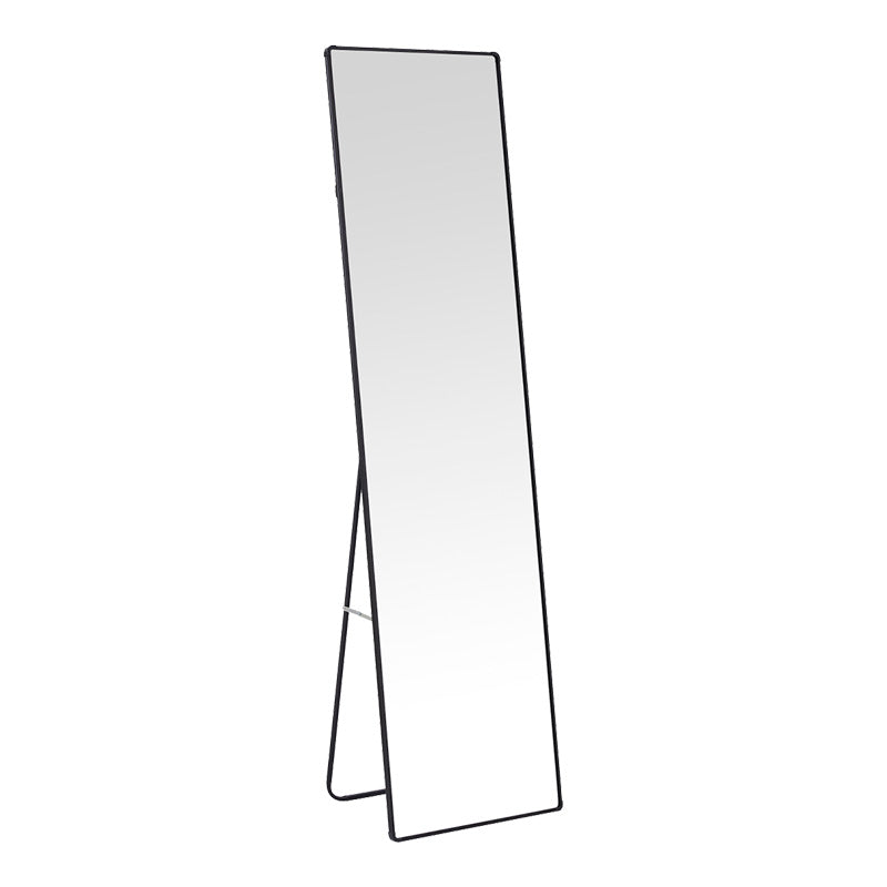 Moira aluminum mirror in black shade 40x28x150cm
