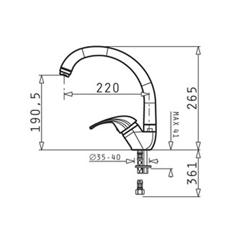 3580 chrome kitchen faucet folk