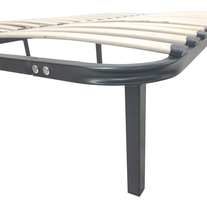 Metal bed frame Amaso black 160x200x28cm