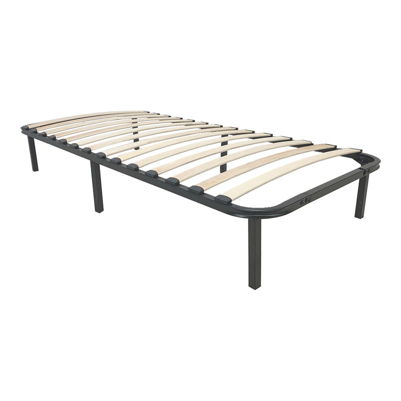 Metal bed frame Amaso black 90x190x28cm