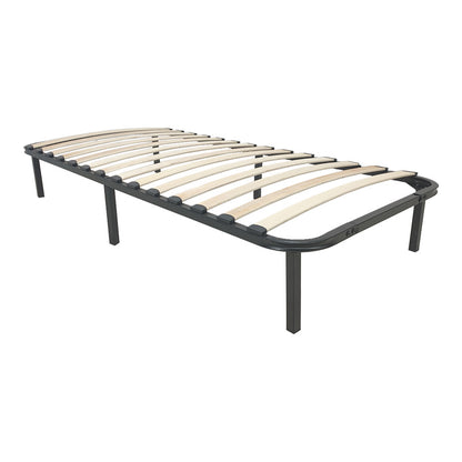 Metal bed frame Amaso black 90x190x28cm