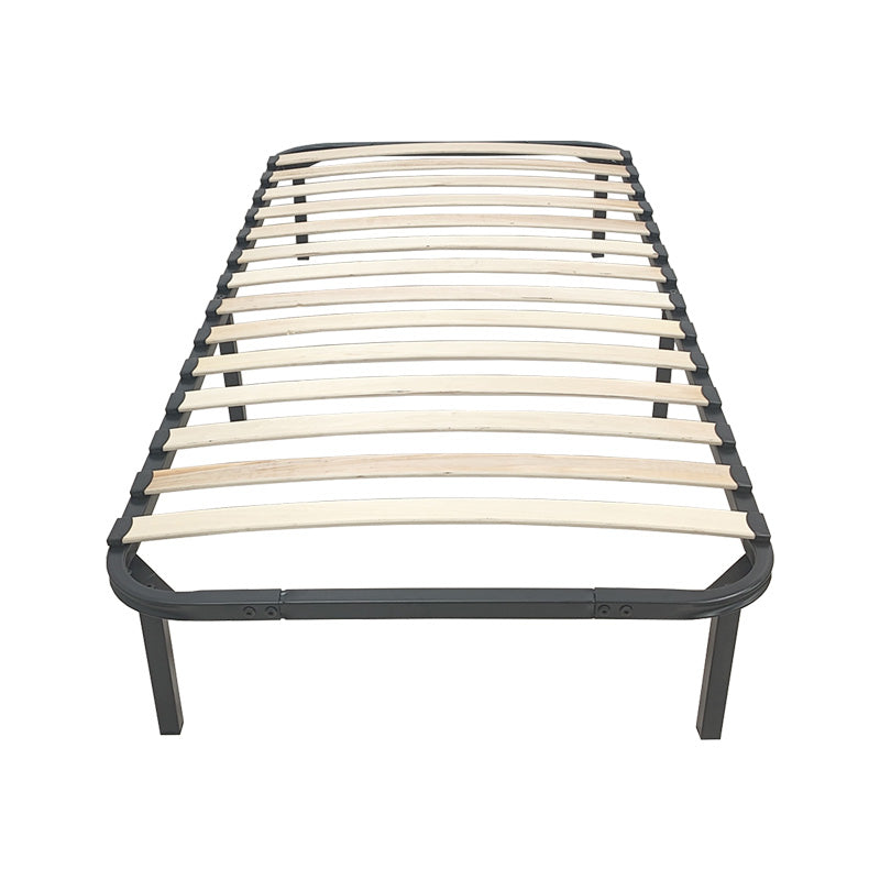 Metal bed frame Amaso black 90x190x28cm