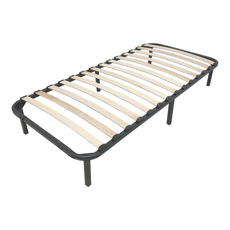 Metal bed frame Amaso black 90x190x28cm