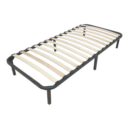 Metal bed frame Amaso black 90x190x28cm