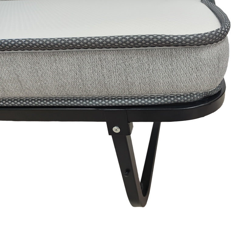 Kamu bunk bed with 10cm mattress black 75x190cm