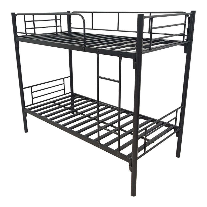 Belit pakoworld metal bunk bed in black shade 90x190cm