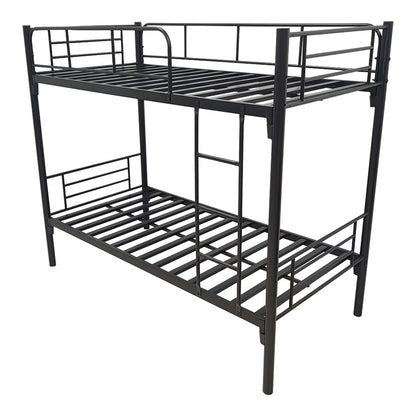 Belit pakoworld metal bunk bed in black shade 90x190cm