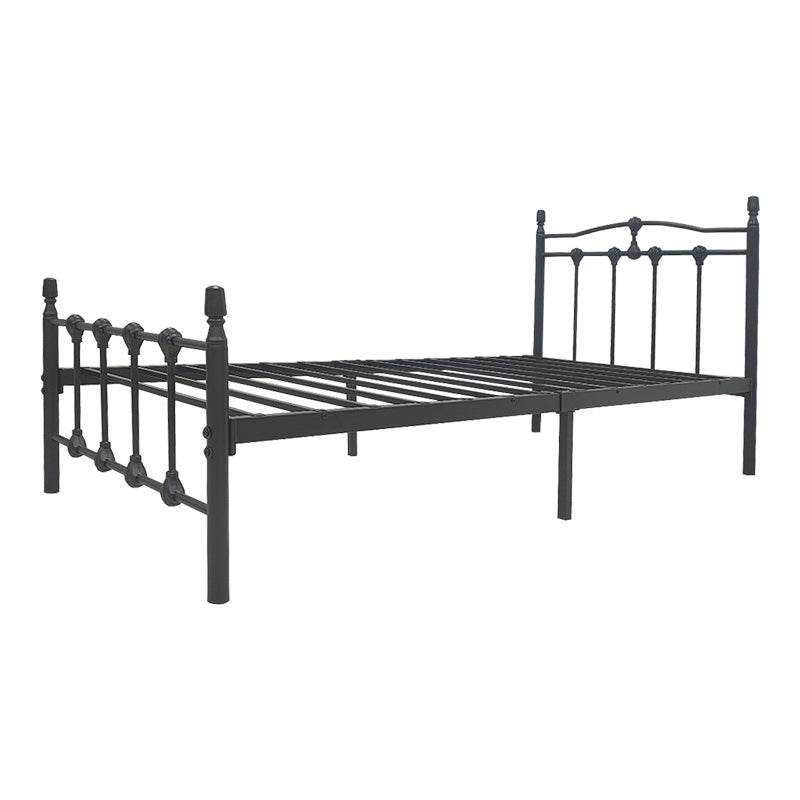 Wotso metal bed in black shade 90x190cm