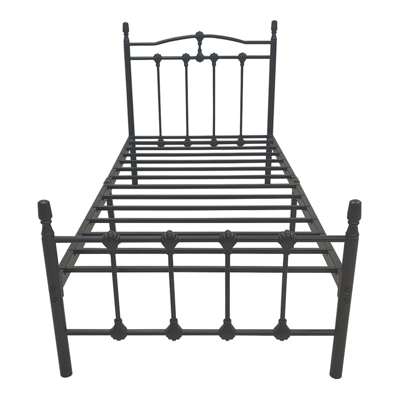 Wotso metal bed in black shade 90x190cm