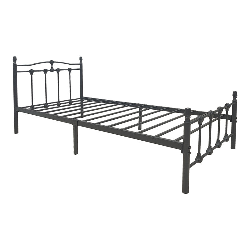 Wotso metal bed in black shade 90x190cm