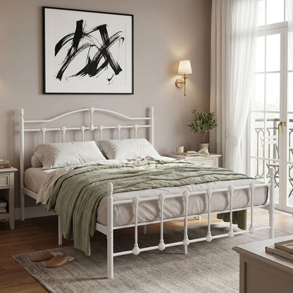 Wotso metal bed white 140x200cm