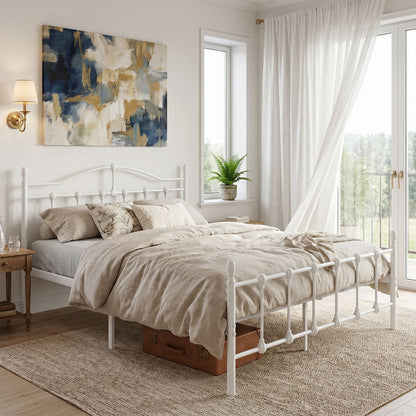 Wotso metal bed white 150x200cm