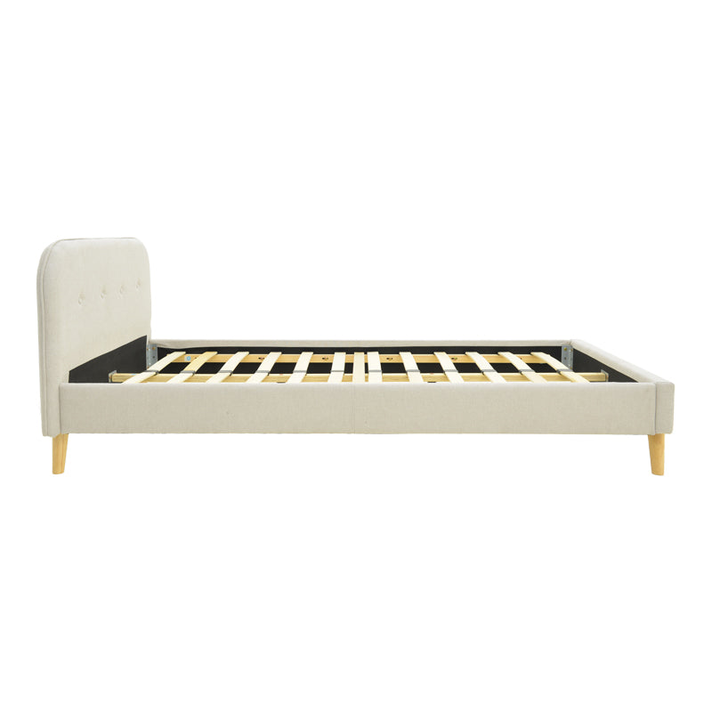 LumiLux bed beige fabric, 160x200cm