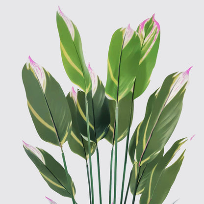 Ornamental plant in pot Lucky Inart green D80x180cm