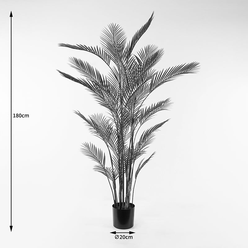 Decorative plant in a pot Kwai Inart green D125x180cm
