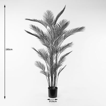 Decorative plant in a pot Kwai Inart green D125x180cm