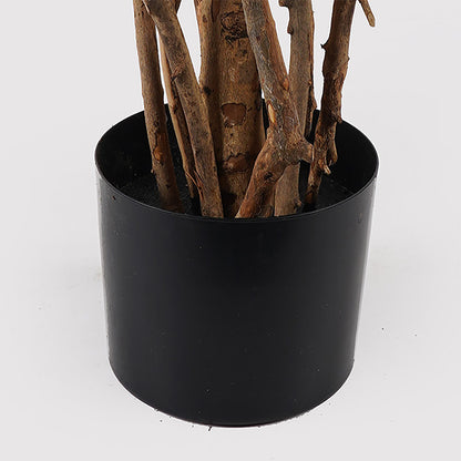 Decorative plant in pot Banyan Inart green D95x180cm