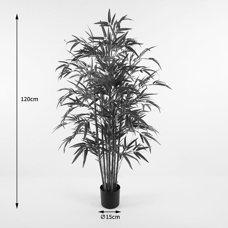 Decorative plant in a pot Rhapis Palm Inart green D60x120cm