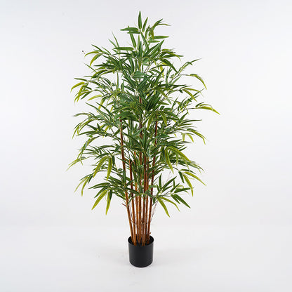 Decorative plant in a pot Rhapis Palm Inart green D60x120cm