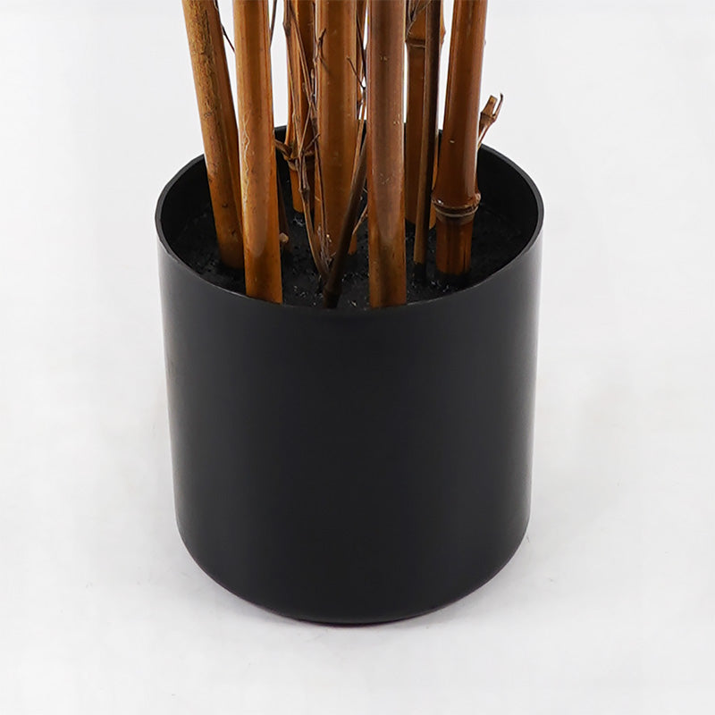 Decorative plant in a pot Rhapis Palm Inart green D80x180cm
