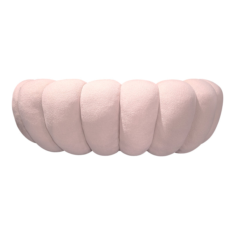 Sofa Embrace boucle fabric in pink shade 180x105x65cm
