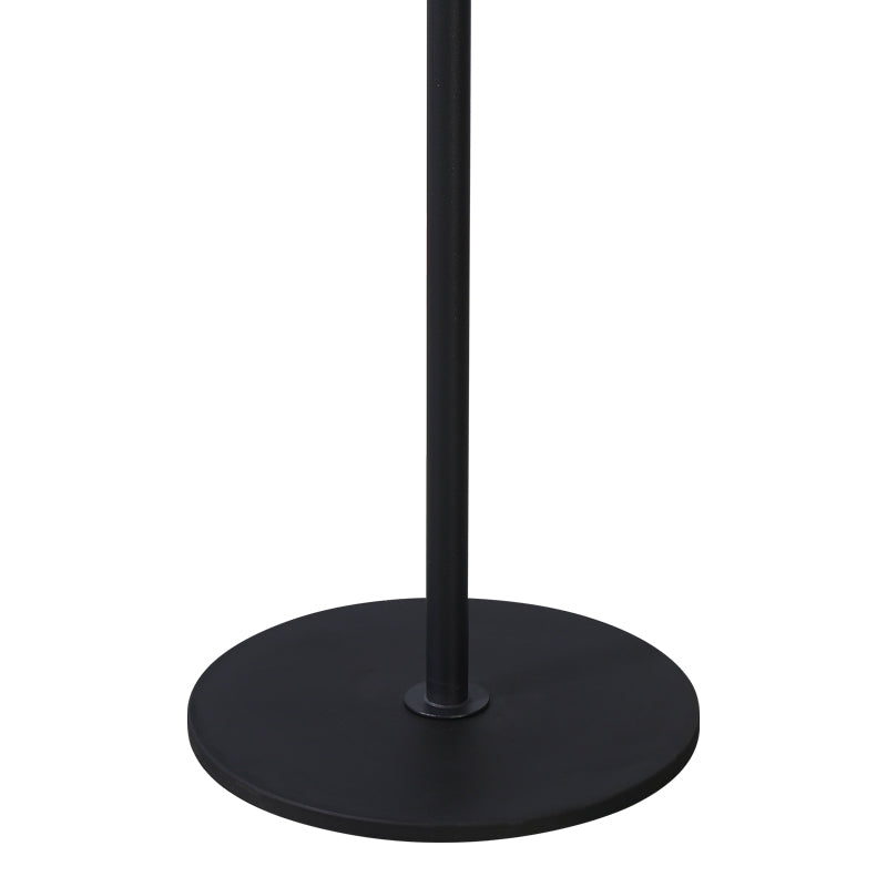 Coat rack Lelom metal in black color D30x170cm