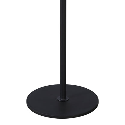 Coat rack Lelom metal in black color D30x170cm