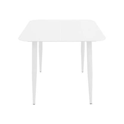 Vista aluminum table in white shade 80x80x72cm