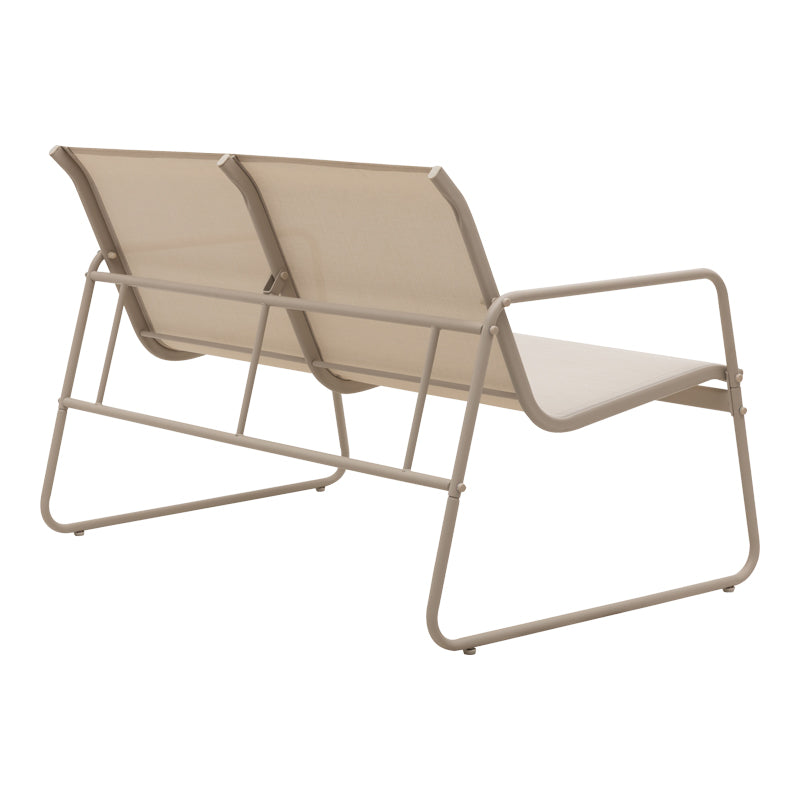 Outdoor living set Veranda textilene-metal in cappuccino color