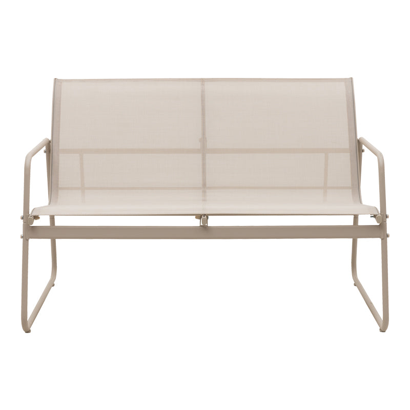 Outdoor living set Veranda textilene-metal in cappuccino color