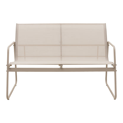 Outdoor living set Veranda textilene-metal in cappuccino color