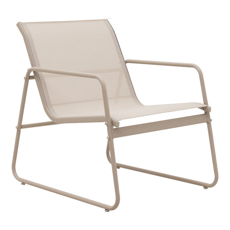 Outdoor living set Veranda textilene-metal in cappuccino color