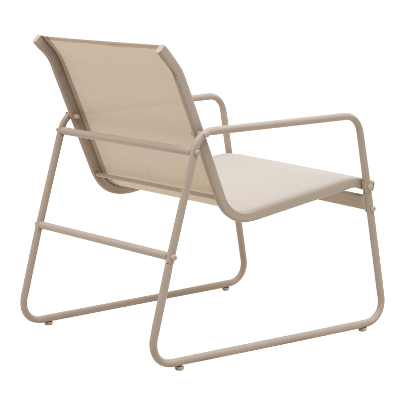 Outdoor living set Veranda textilene-metal in cappuccino color