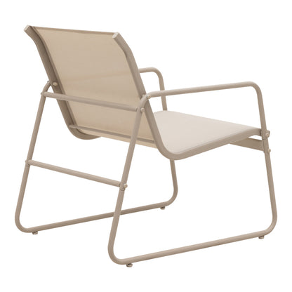 Outdoor living set Veranda textilene-metal in cappuccino color