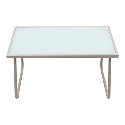 Outdoor living set Veranda textilene-metal in cappuccino color