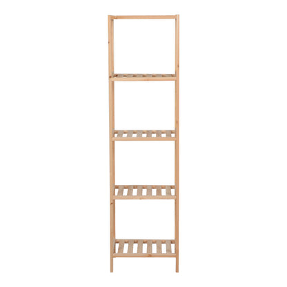 Floor shelf Zendia fir wood in natural color 35x30x130cm