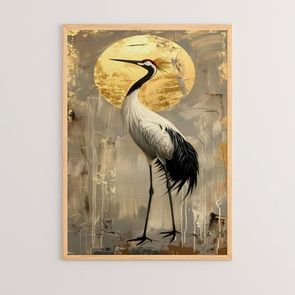 Wall art in frame Krezeo with digital print 33x1.5x48cm