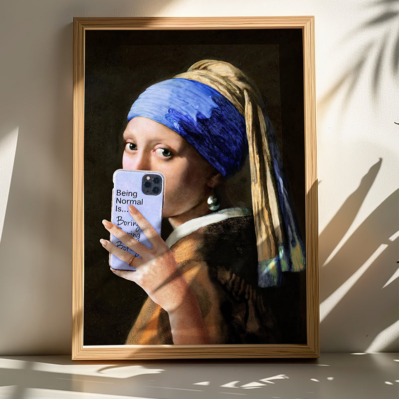 Wall art in frame Dorazen with digital print 33x1.5x48cm