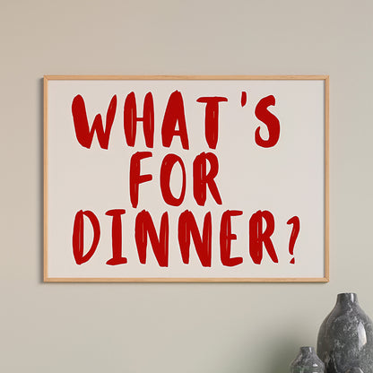 Wall art in frame Dineria with digital print 70x2x50cm