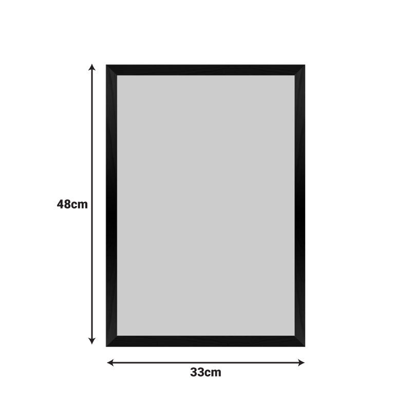 Wall art in frame Zenzia triptyque with digital print 33x1.5x48cm