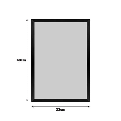 Wall art in frame Zenzia triptyque with digital print 33x1.5x48cm