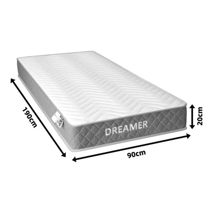 Dreamer pocket spring double-sided mattress 20cm 90x190cm