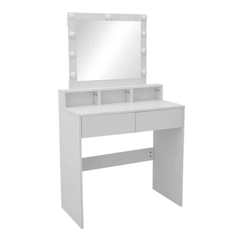 Dressing table Virna with led white 80x40x145cm