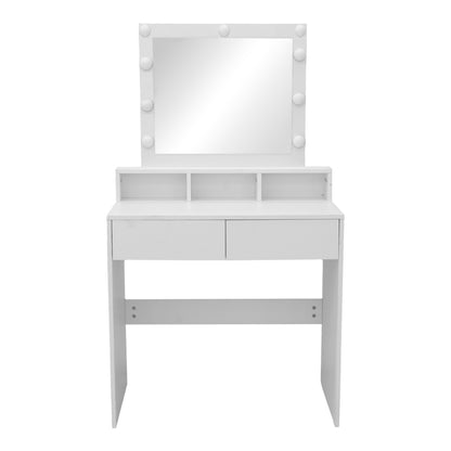 Dressing table Virna with led white 80x40x145cm