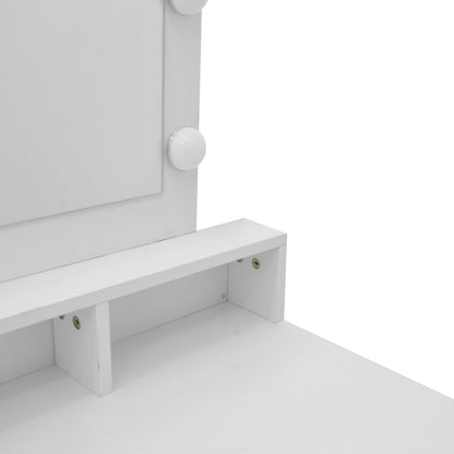 Dressing table Virna with led white 80x40x145cm